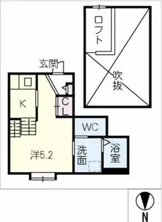 Blanc de Blancs【1階】の間取り