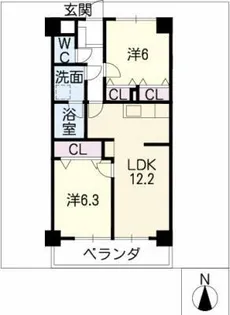 LATOUR【4階】の間取り