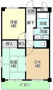 ハピネス光【3階】の間取り