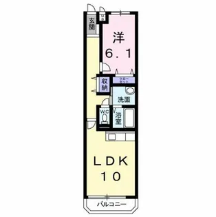 アンフィニ【1階】の間取り