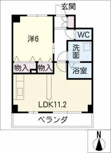 コンフォート【1階】の間取り
