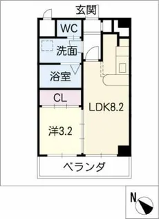 ブリューゲン・ベル・マンション【3階】の間取り