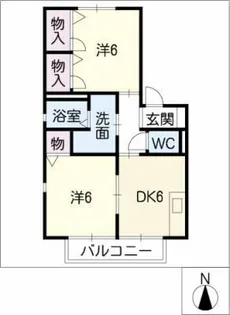 エトワール・コート【2階】の間取り