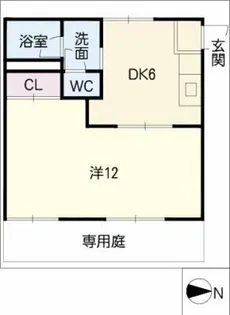 フォーヴル黒沢台【1階】の間取り