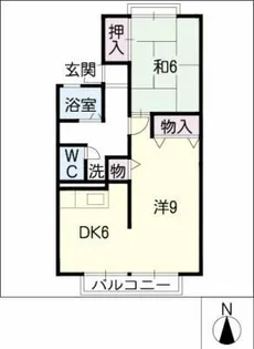 グリーンハイツ相川【2階】の間取り