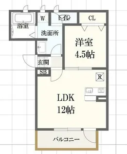 MISTRAL西延末Ⅰ【3階】の間取り