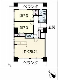 ARDEA【21階】の間取り