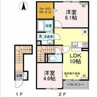 Strahl B【2階】の間取り