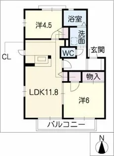 ルミエール【2階】の間取り