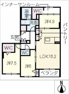 プレミアス【2階】の間取り