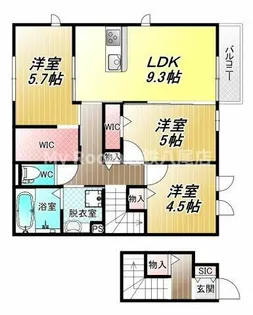 メゾン ル・レーヴ【2階】の間取り