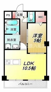 ラフィーネ久宝寺【3階】の間取り