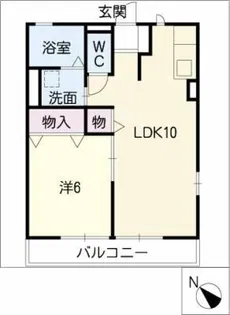 メゾン ハピネス【2階】の間取り