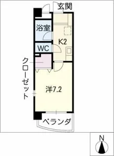 プチプルハイム元八事【3階】の間取り