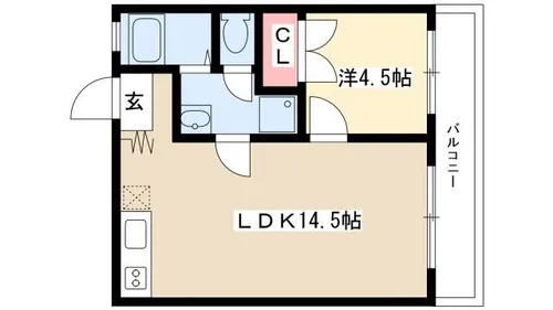 MOONTOWN【4階】の間取り