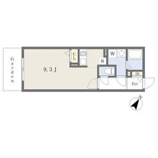 フラシア一社【1階】の間取り