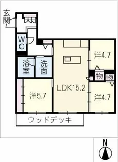 耀【1階】の間取り