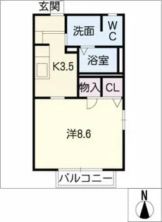 神泉【1階】の間取り