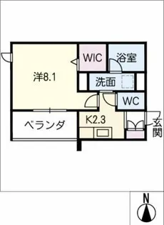 雪月風花【2階】の間取り