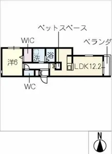 ポルトボヌール瑞穂【3階】の間取り
