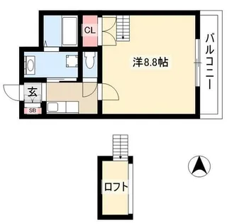 M3.ELMundo【4階】の間取り