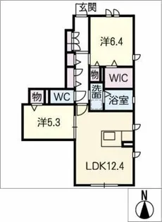 リラフォート【1階】の間取り