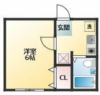 プレアール平野本町【2階】の間取り