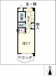 アーバニア成田【3階】の間取り