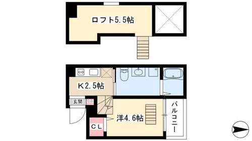 City CUBE【2階】の間取り
