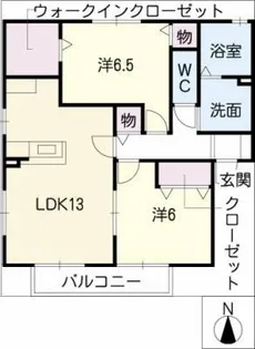 レジデンス神ノ倉【2階】の間取り