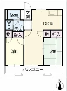SSコーポ【2階】の間取り