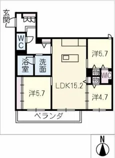 耀【2階】の間取り