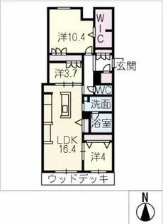 耀【1階】の間取り