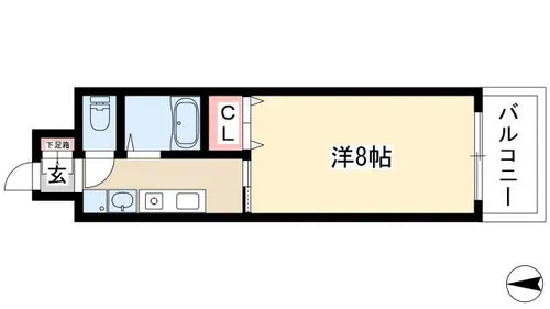 ルラシオン吹上【705号室】の間取り