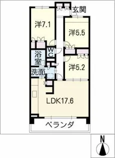 プライムメゾン富士見台【2階】の間取り
