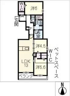 HEBEL MAISON 徳川園【2階】の間取り