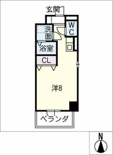 サン・名駅太閤ビル【6階】の間取り