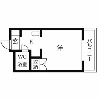 アーバンライフ616【1階】の間取り