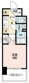 BPRレジデンス天満橋【8階】の間取り