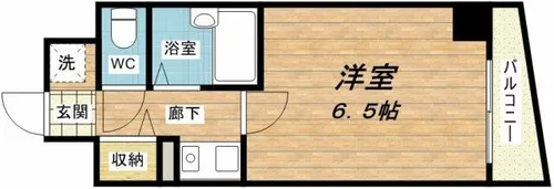 大国町青山ビル別館【8階】の間取り