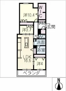 耀【2階】の間取り