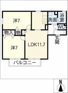 スプリングファーム【2階】の間取り