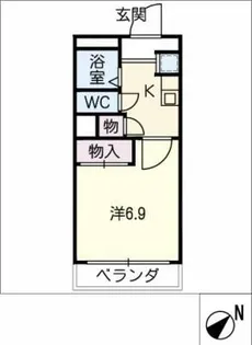 グロワール21【3階】の間取り