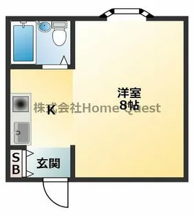 ムーブ若江西新町ハイツ【2階】の間取り