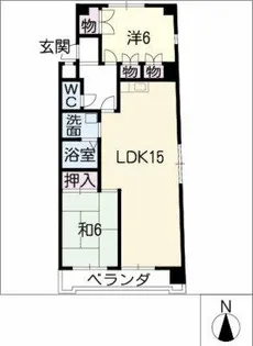 ファミールT・J【2階】の間取り