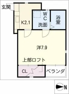 AXIS名城 EAST棟【3階】の間取り