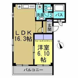 空 Sky village【2階】の間取り