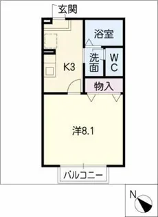 エトワール新瑞【2階】の間取り