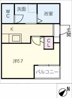 LECOCON知立【1階】の間取り