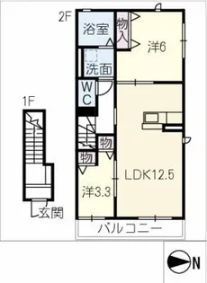ソラリスステージ【2階】の間取り